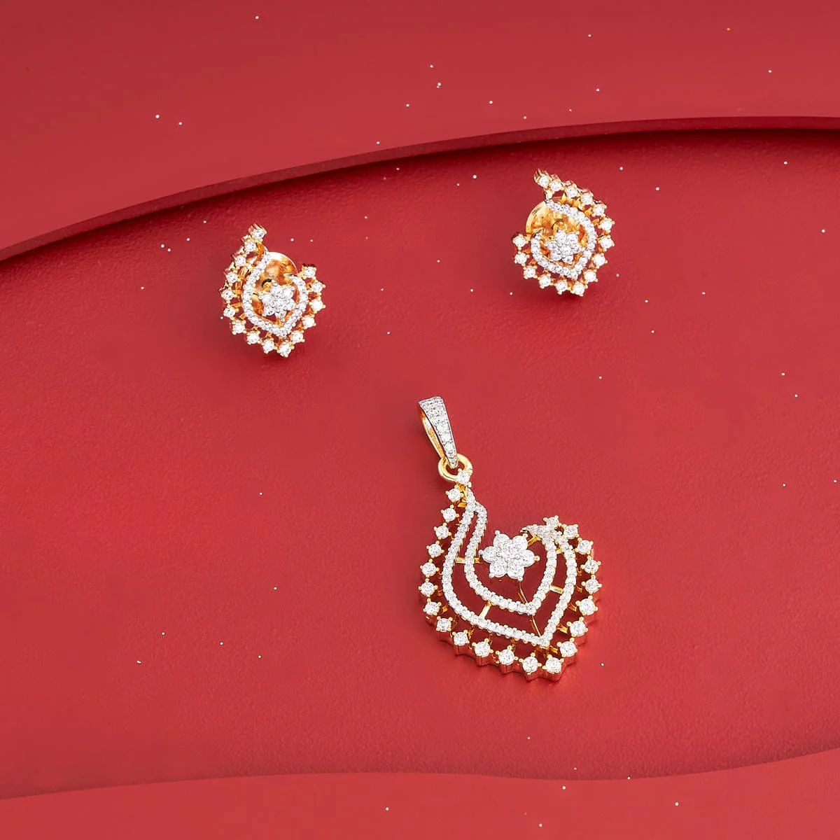 Zircon Pendant Earring 172769 - Image 8