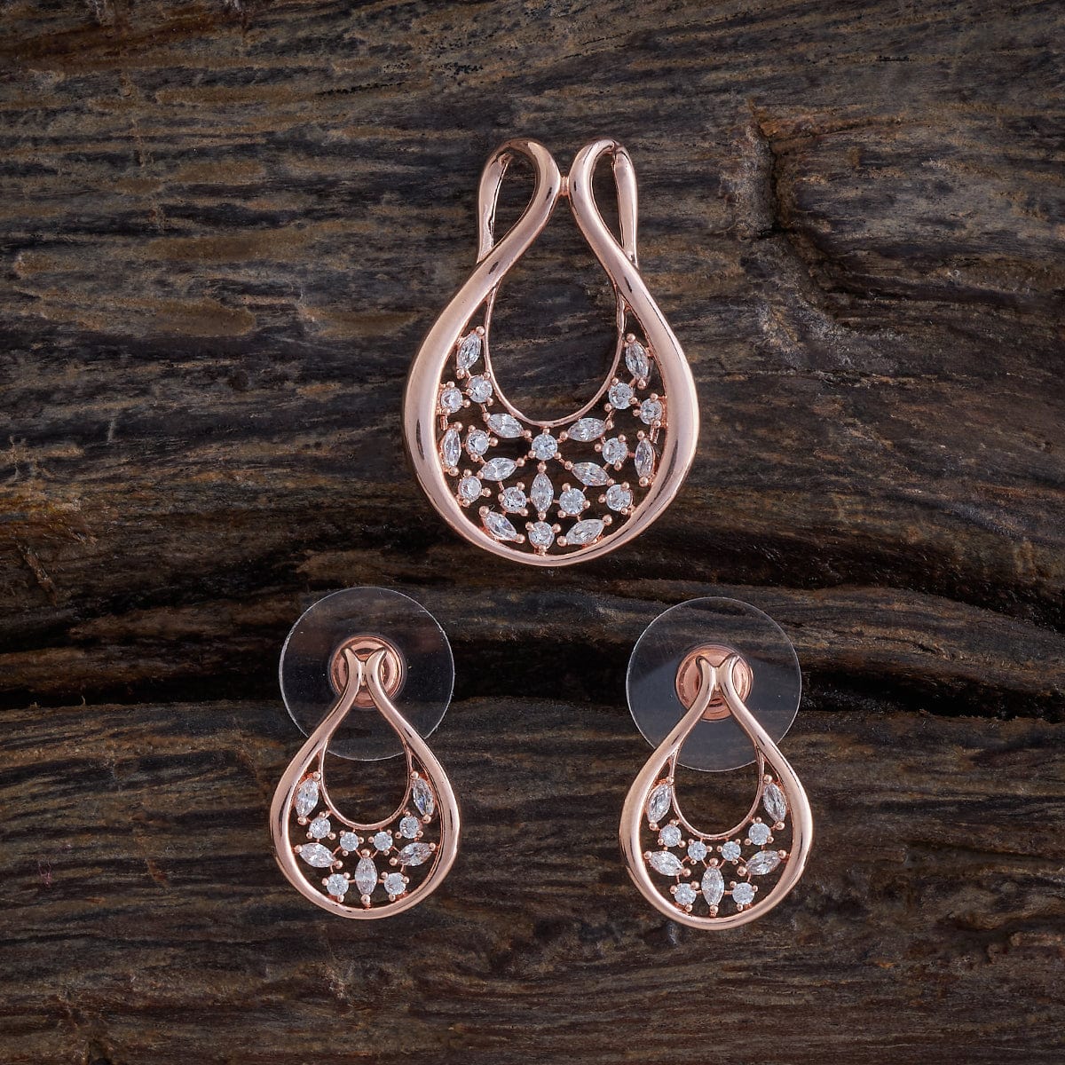 Zircon Pendant Earring 172969 - Image 4