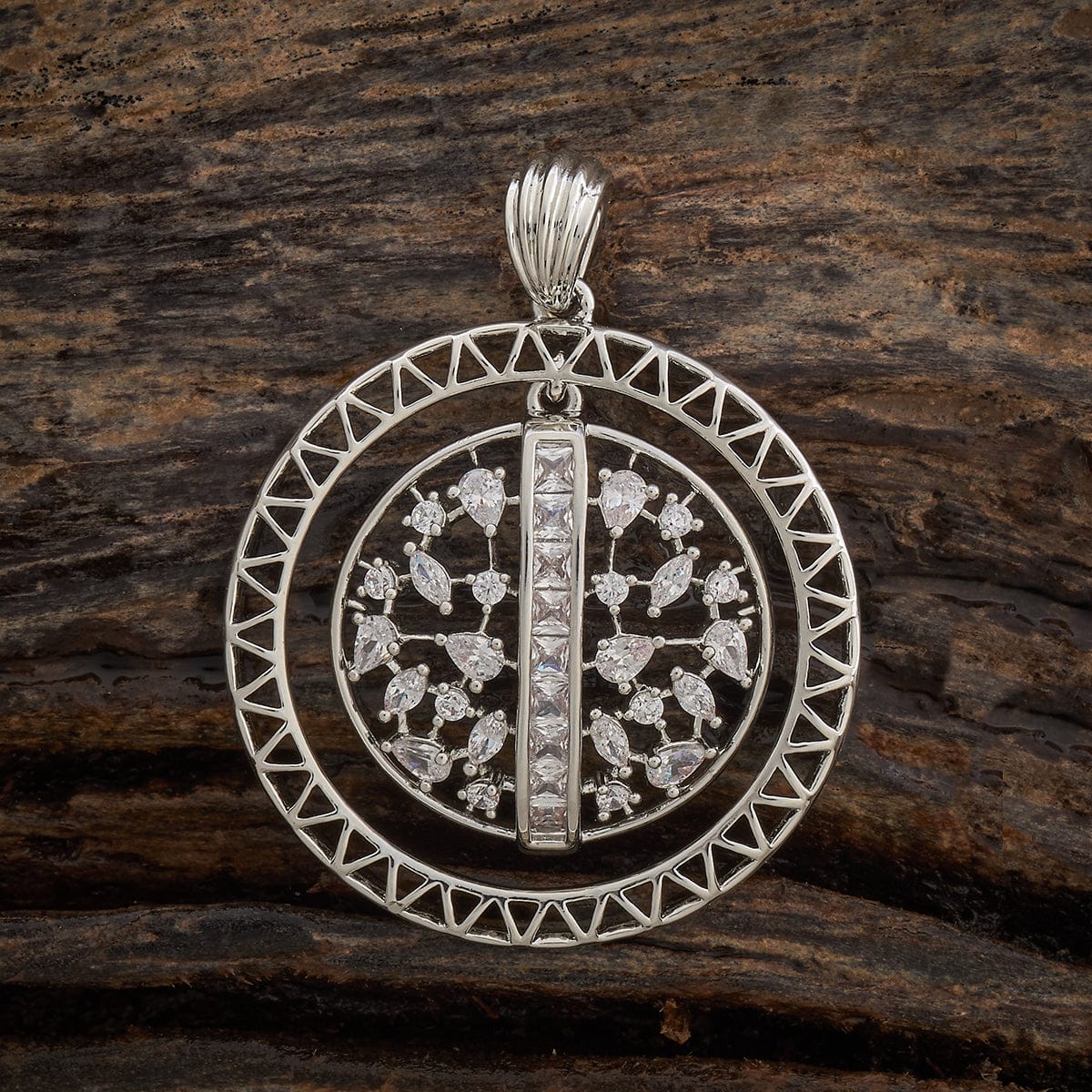 Zircon Pendant Earring 172975 - Image 3