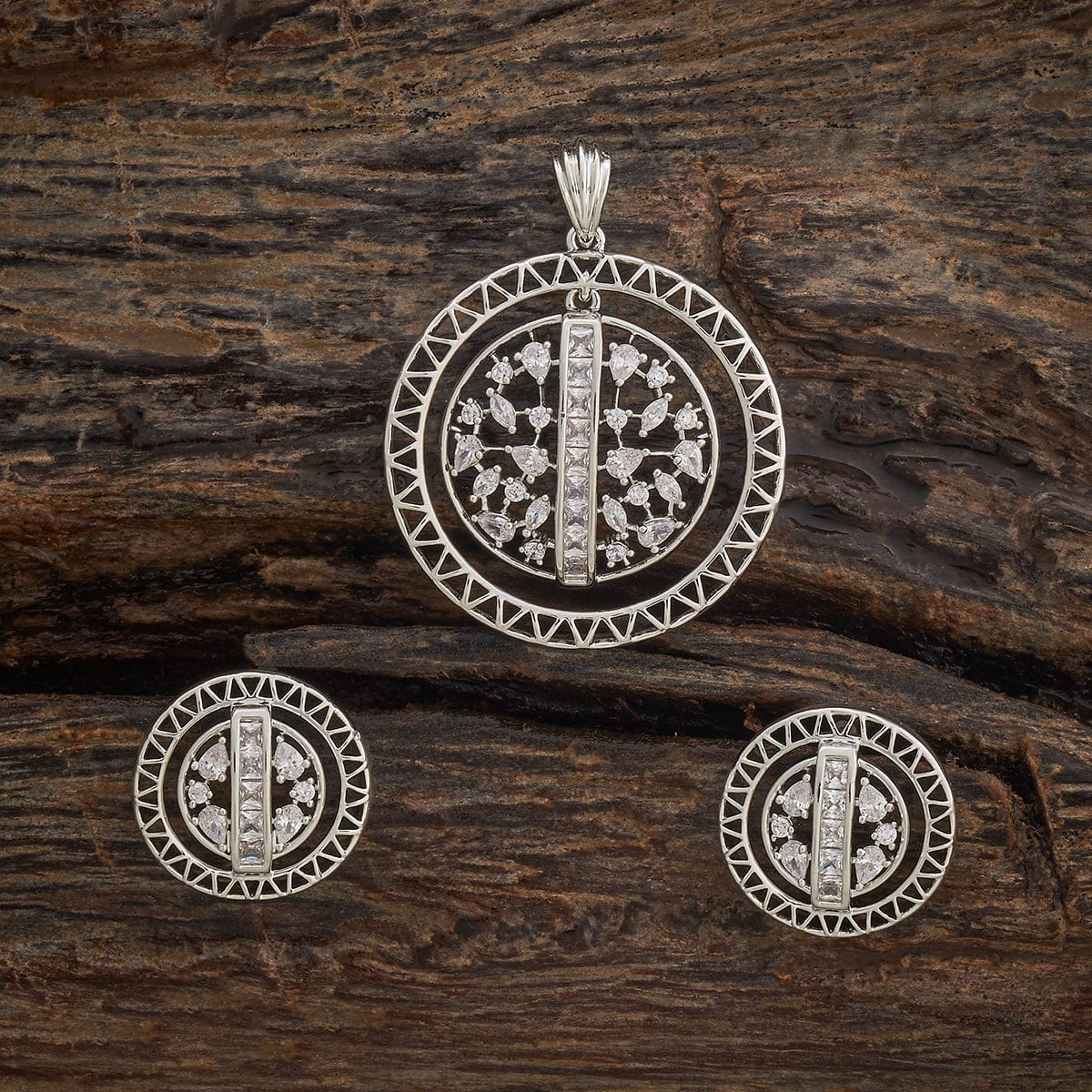 Zircon Pendant Earring 172975 - Image 4
