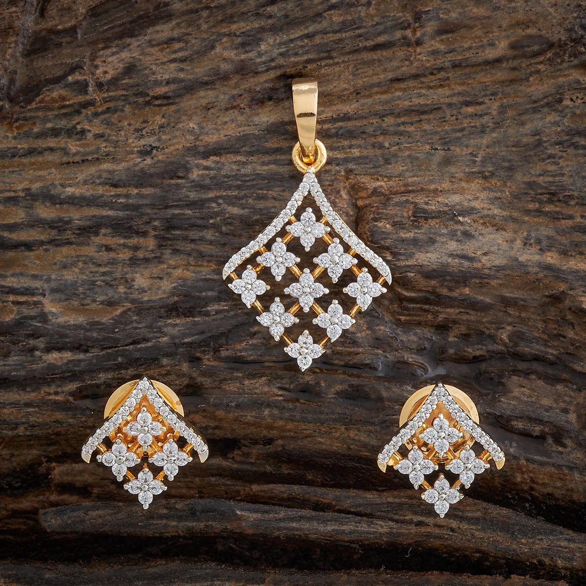 Zircon Pendant Earring 179969 - Image 4