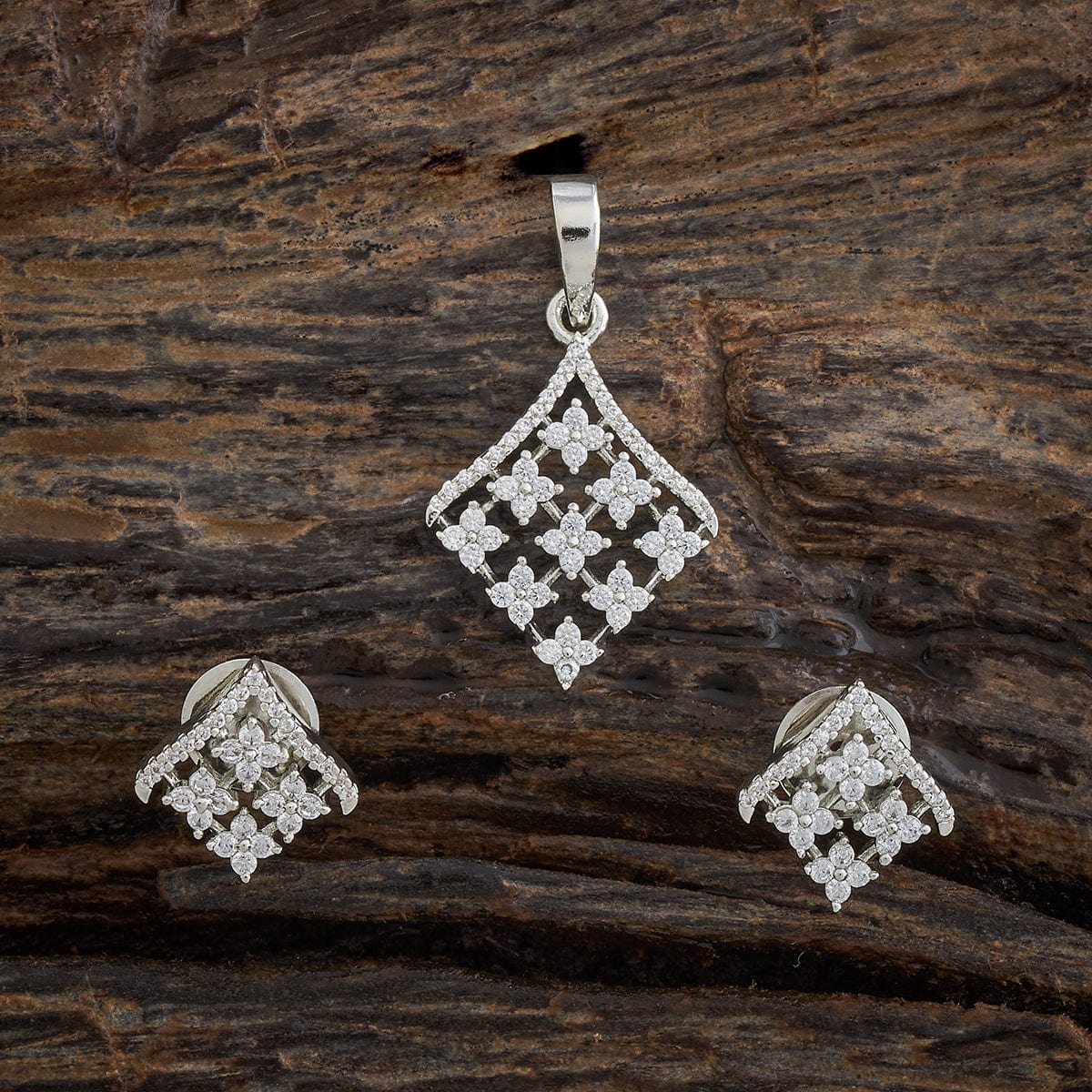 Zircon Pendant Earring 179969 - Image 6