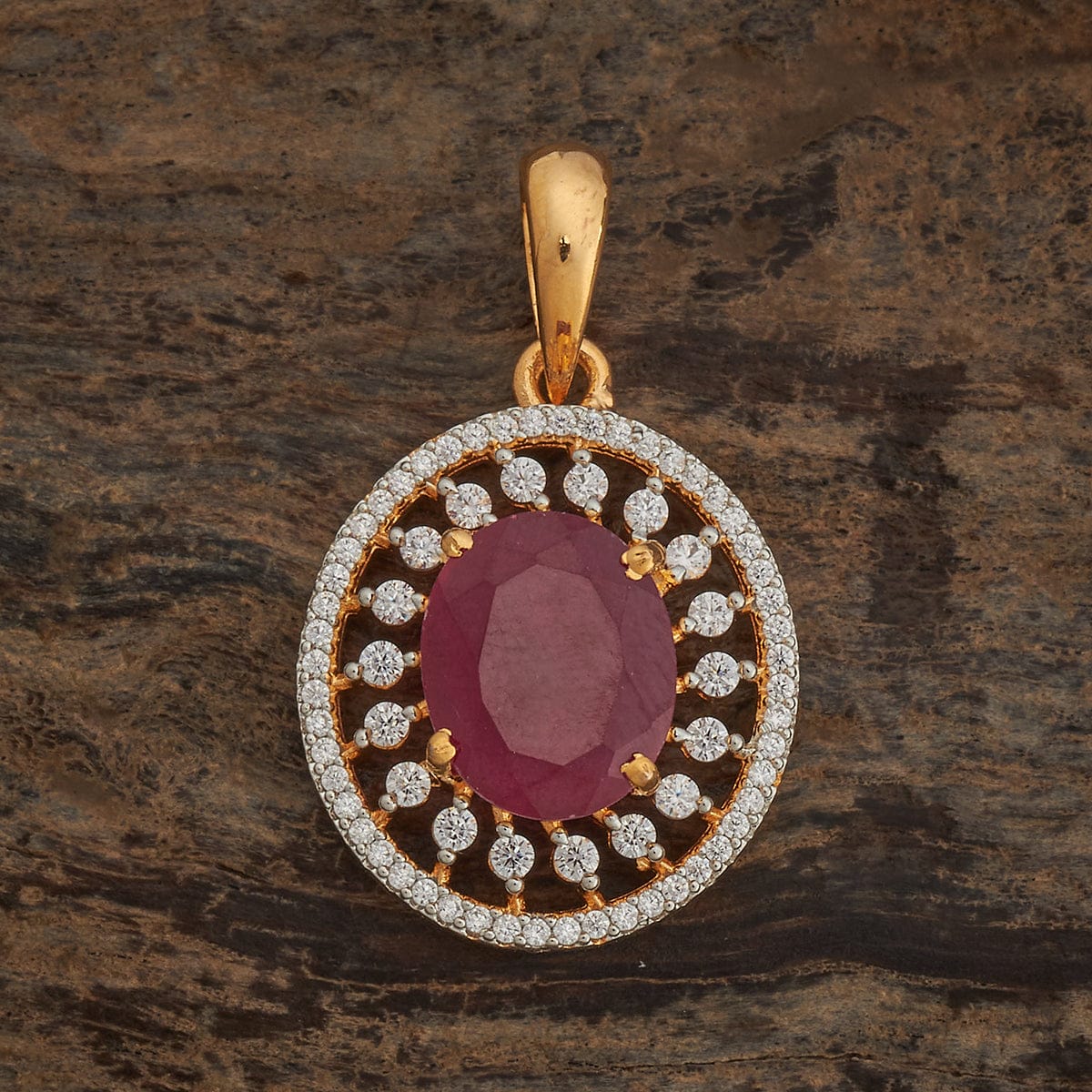 Zircon Pendant Earring 182055 - Image 2