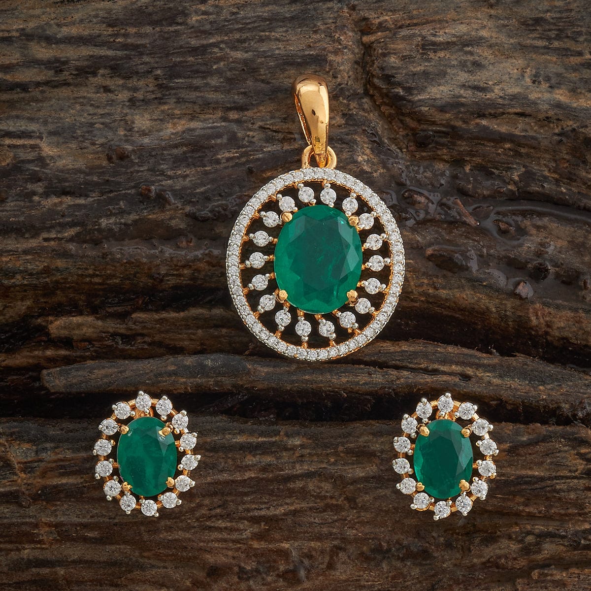 Zircon Pendant Earring 182055 - Image 3