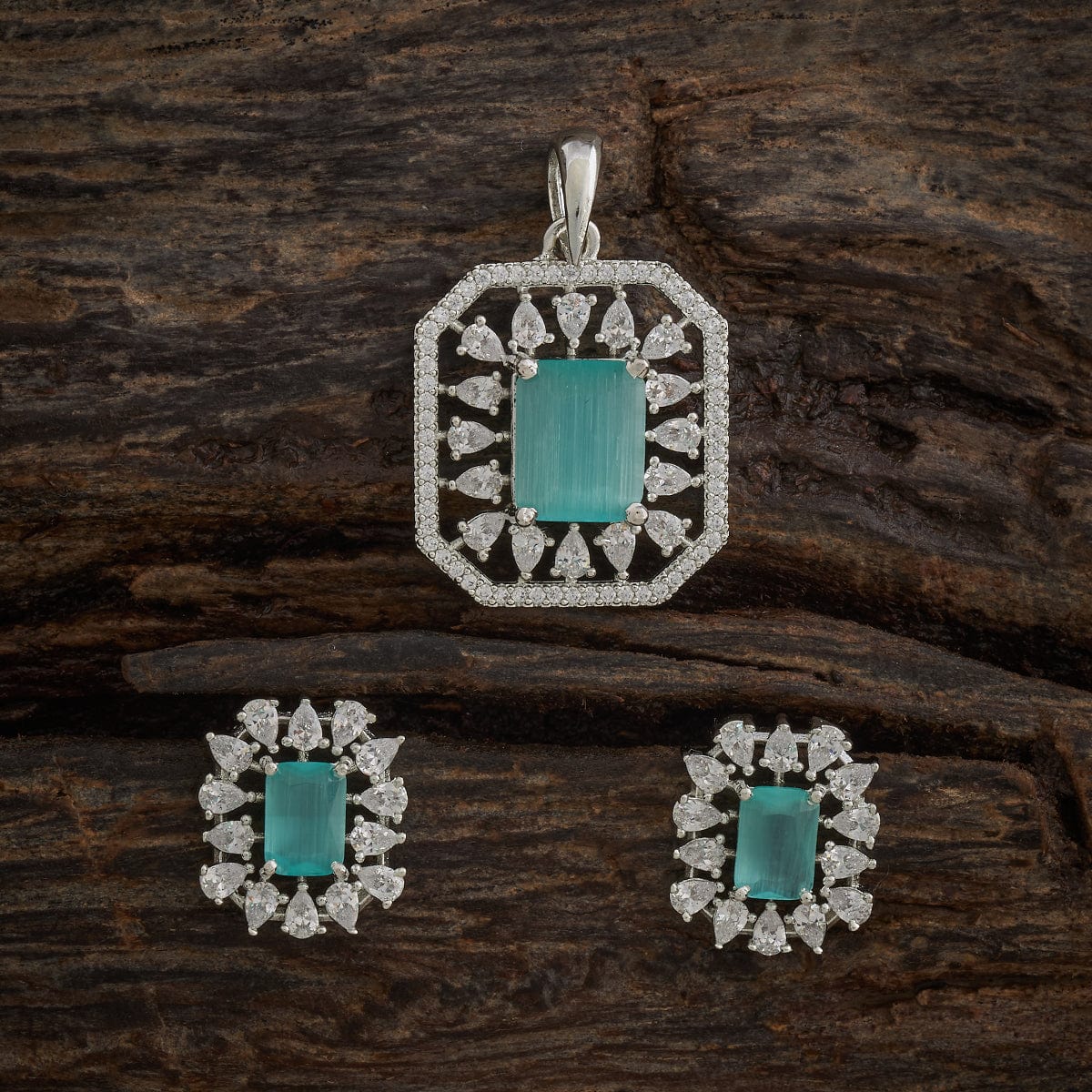 Zircon Pendant Earring 182056 - Image 11