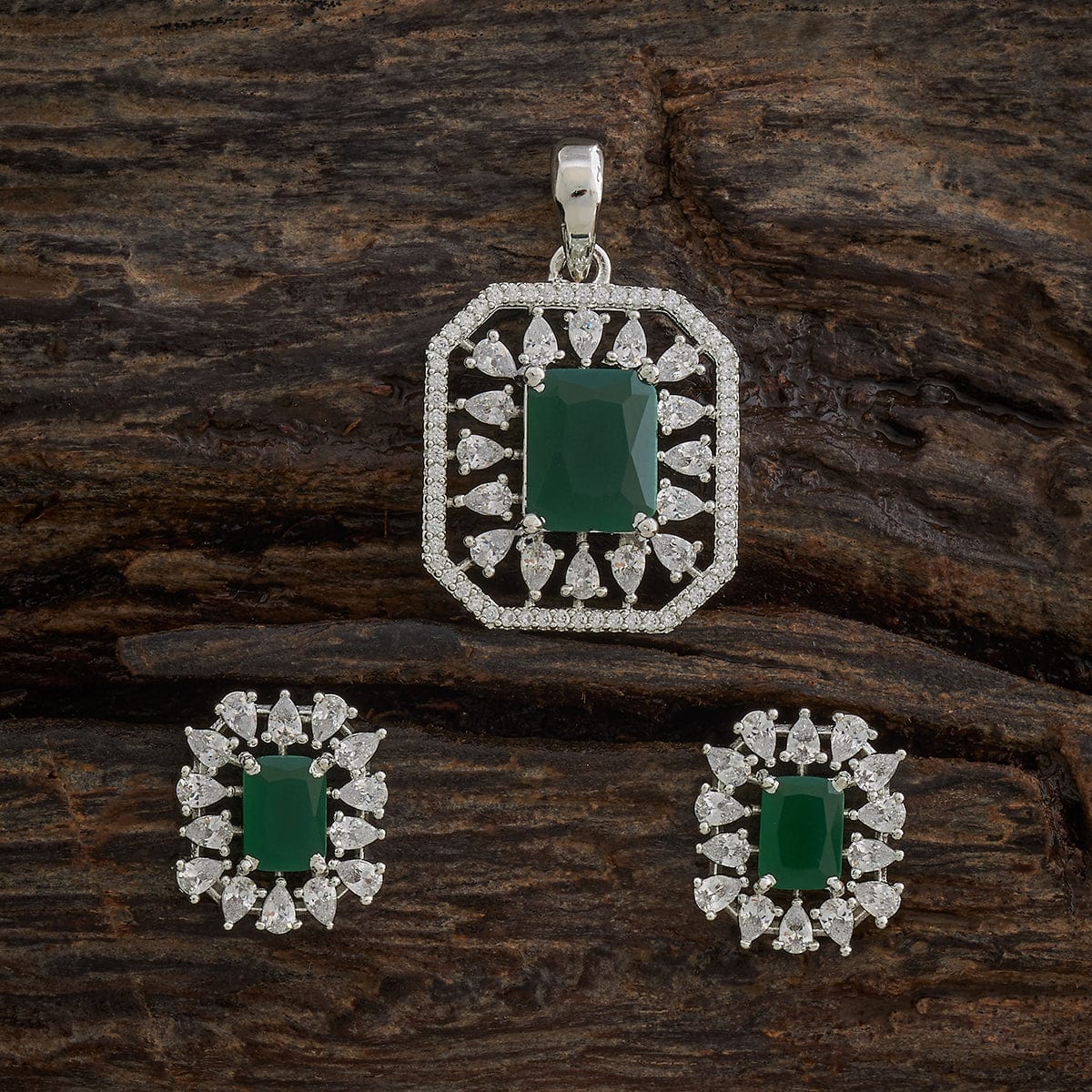 Zircon Pendant Earring 182056 - Image 6