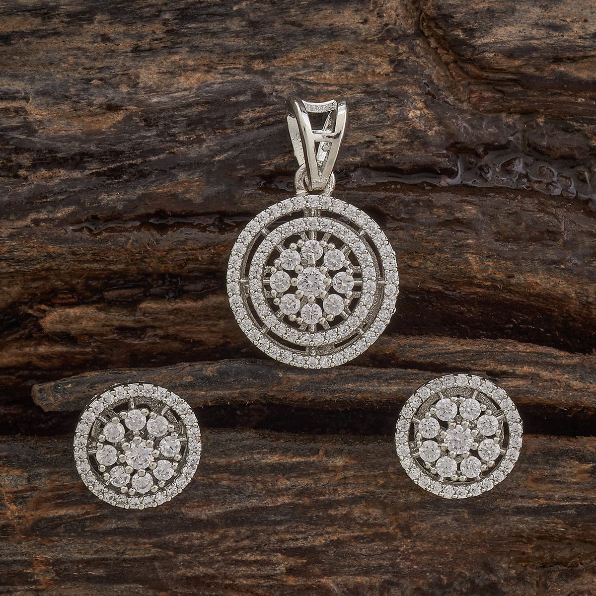 Zircon Pendant Earring 182482 - Image 3