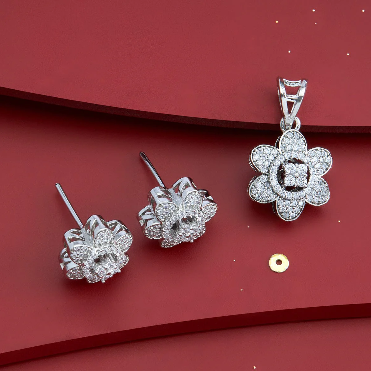 Zircon Pendant Earring 182484 - Image 7