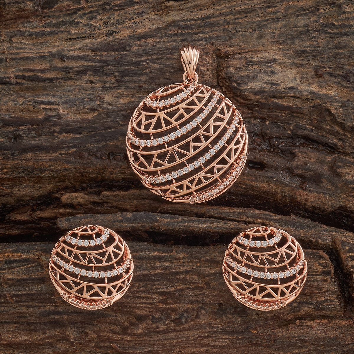 Zircon Pendant Earring 184738 - Image 7