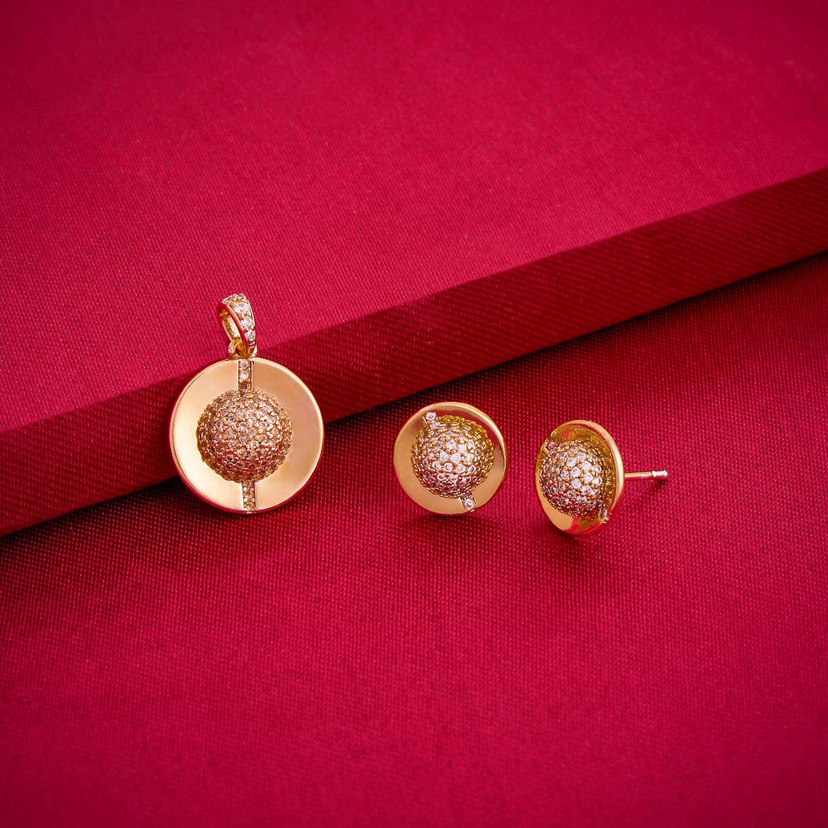 Zircon Pendant Earring 187119 - Image 2