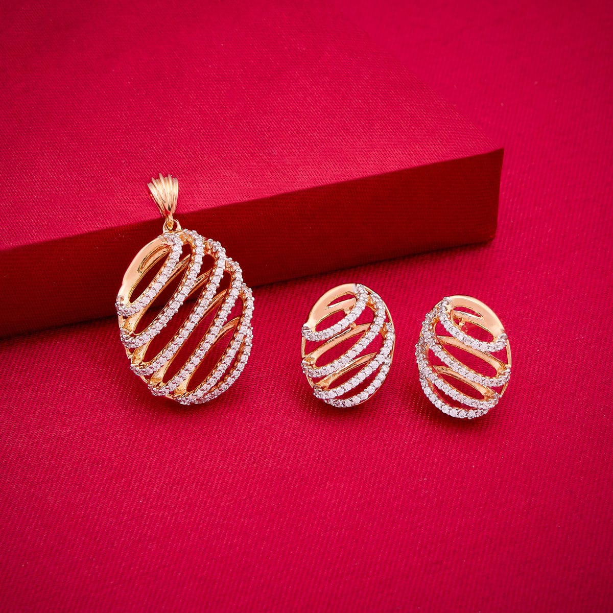Zircon Pendant Earring 187700 - Image 2