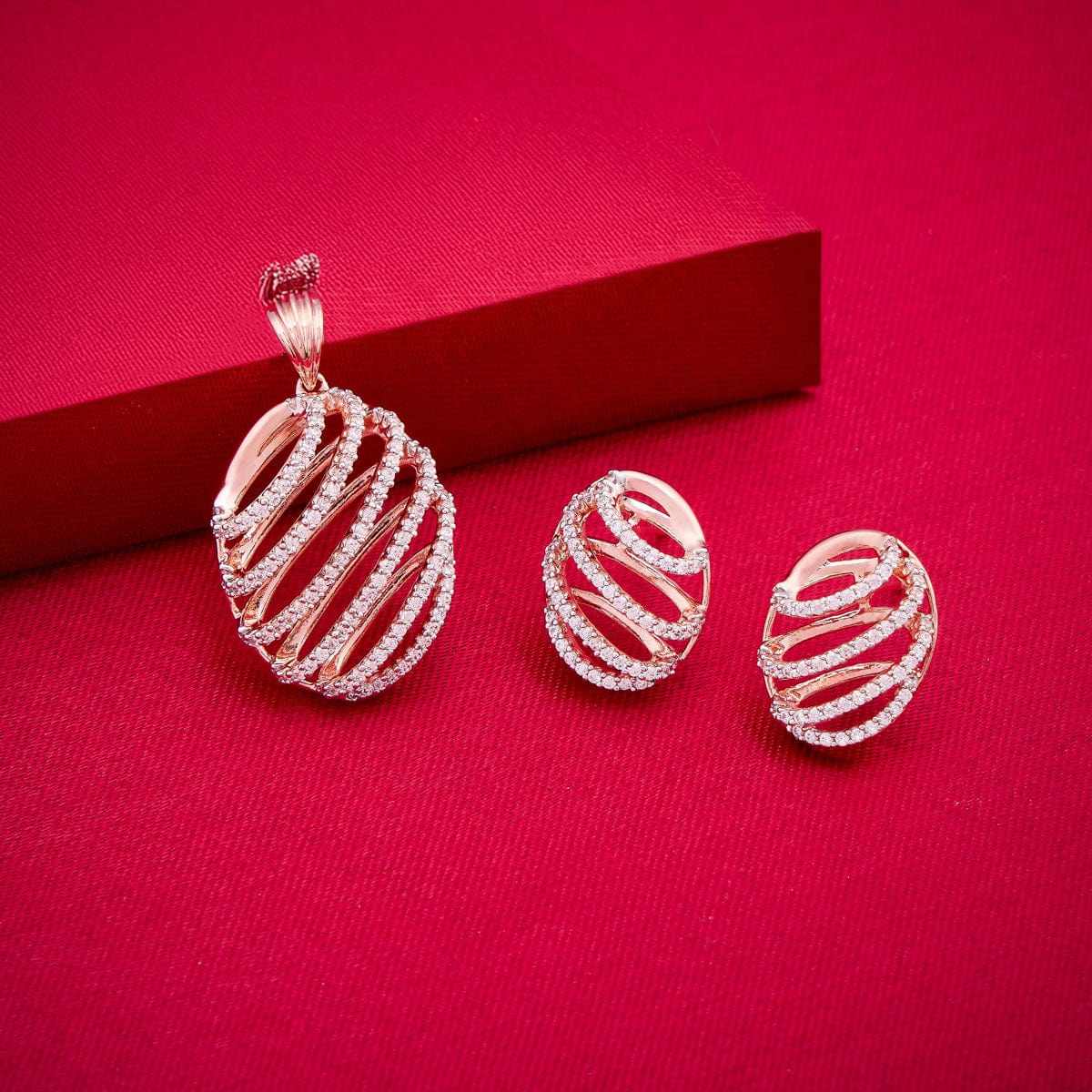 Zircon Pendant Earring 187700 - Image 7