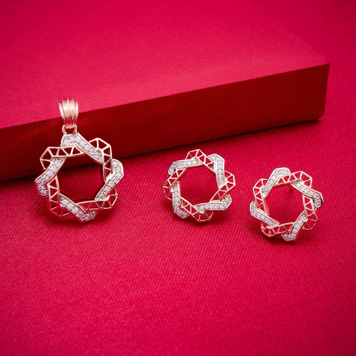 Zircon Pendant Earring 187701 - Image 7