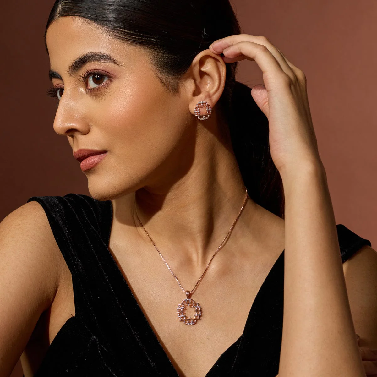 Zircon Pendant Earring 187702 - Image 7