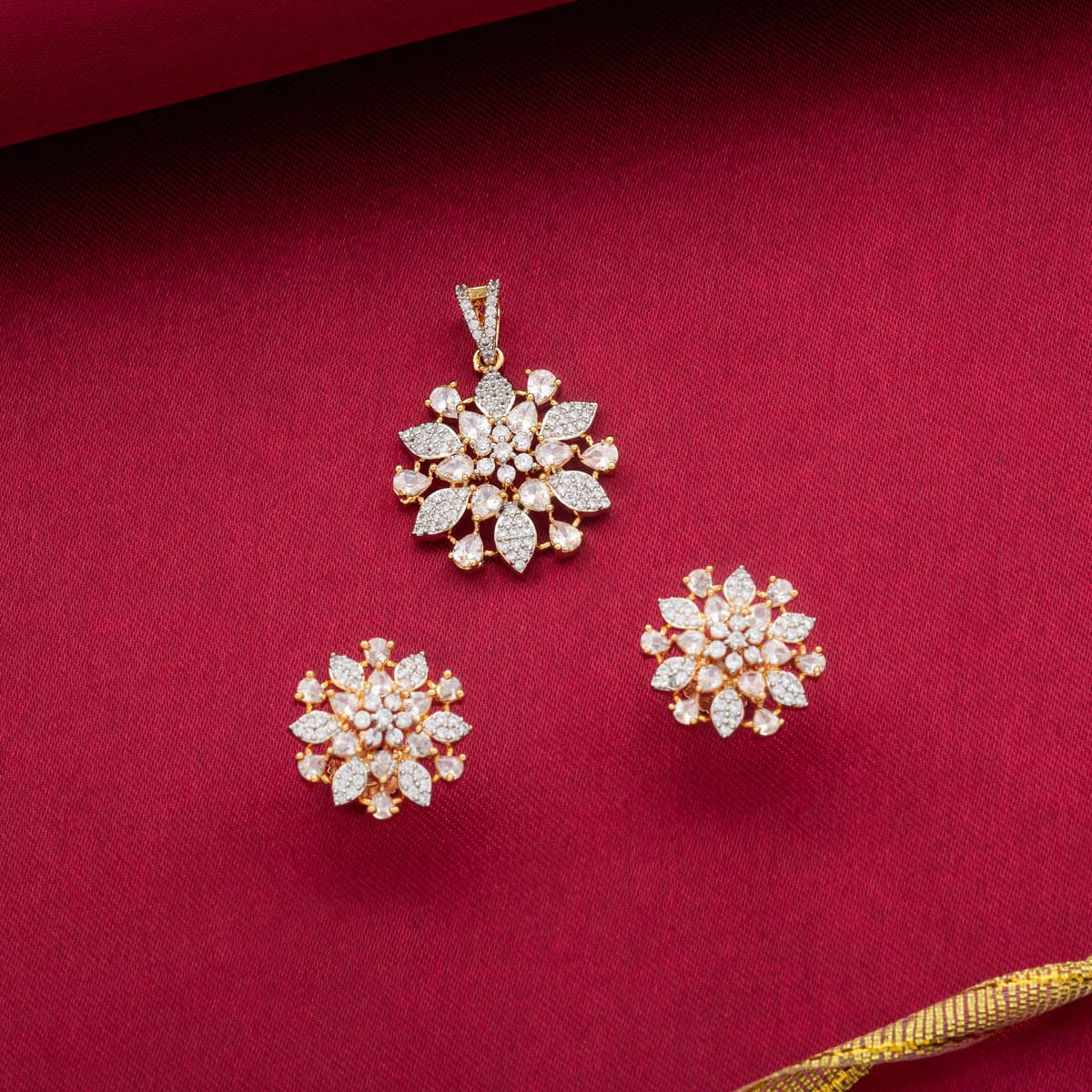 Zircon Pendant Earring 188773 - Image 2