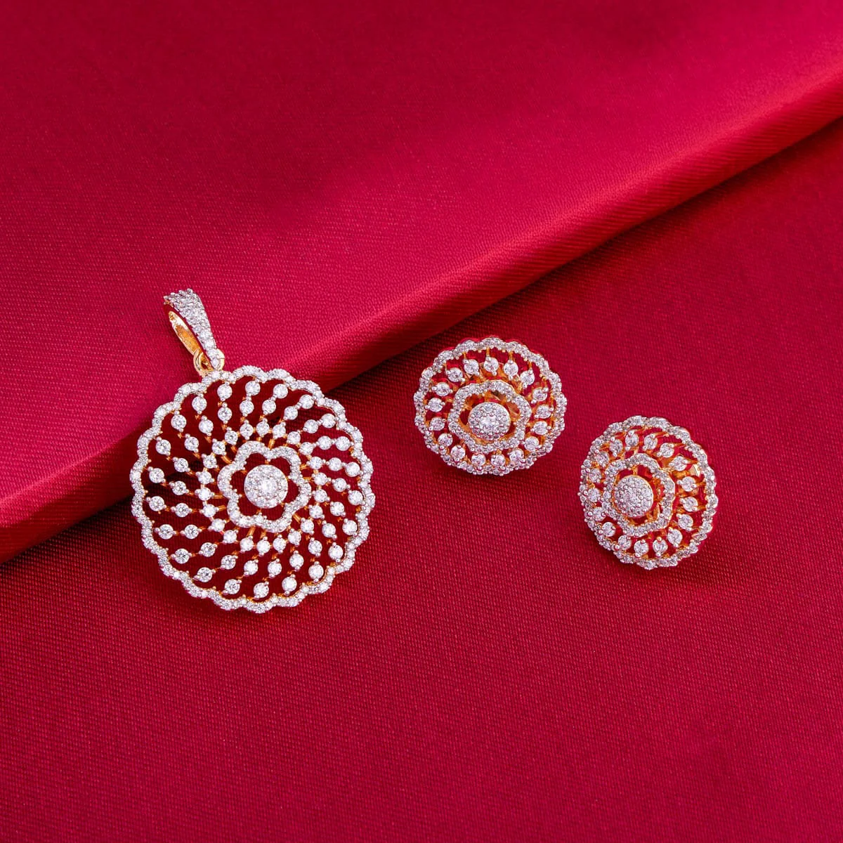 Zircon Pendant Earring 188889 - Image 2
