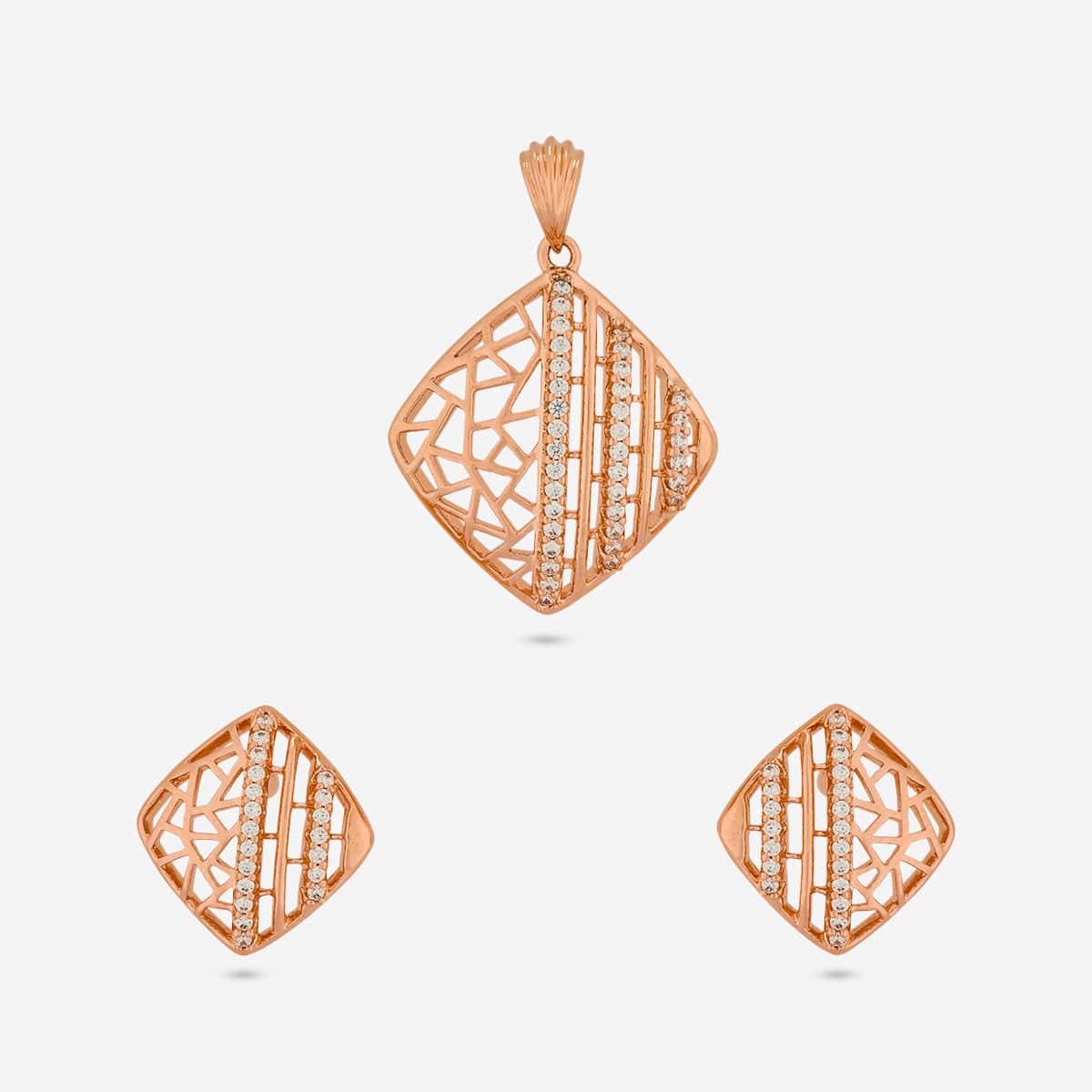 Zircon Pendant Earring 191783 - Image 10