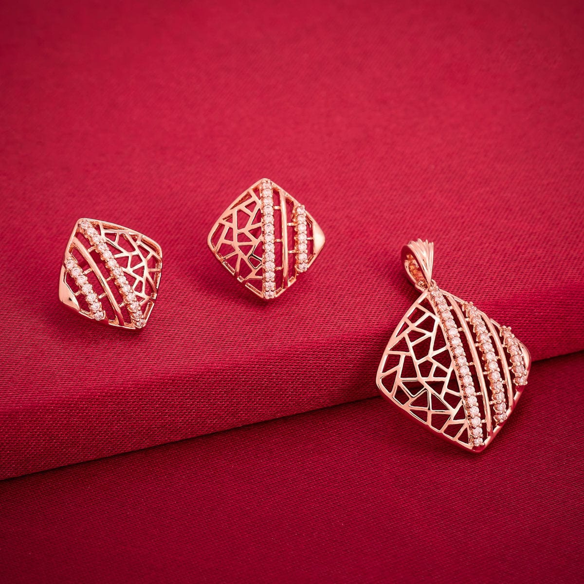 Zircon Pendant Earring 191783 - Image 11