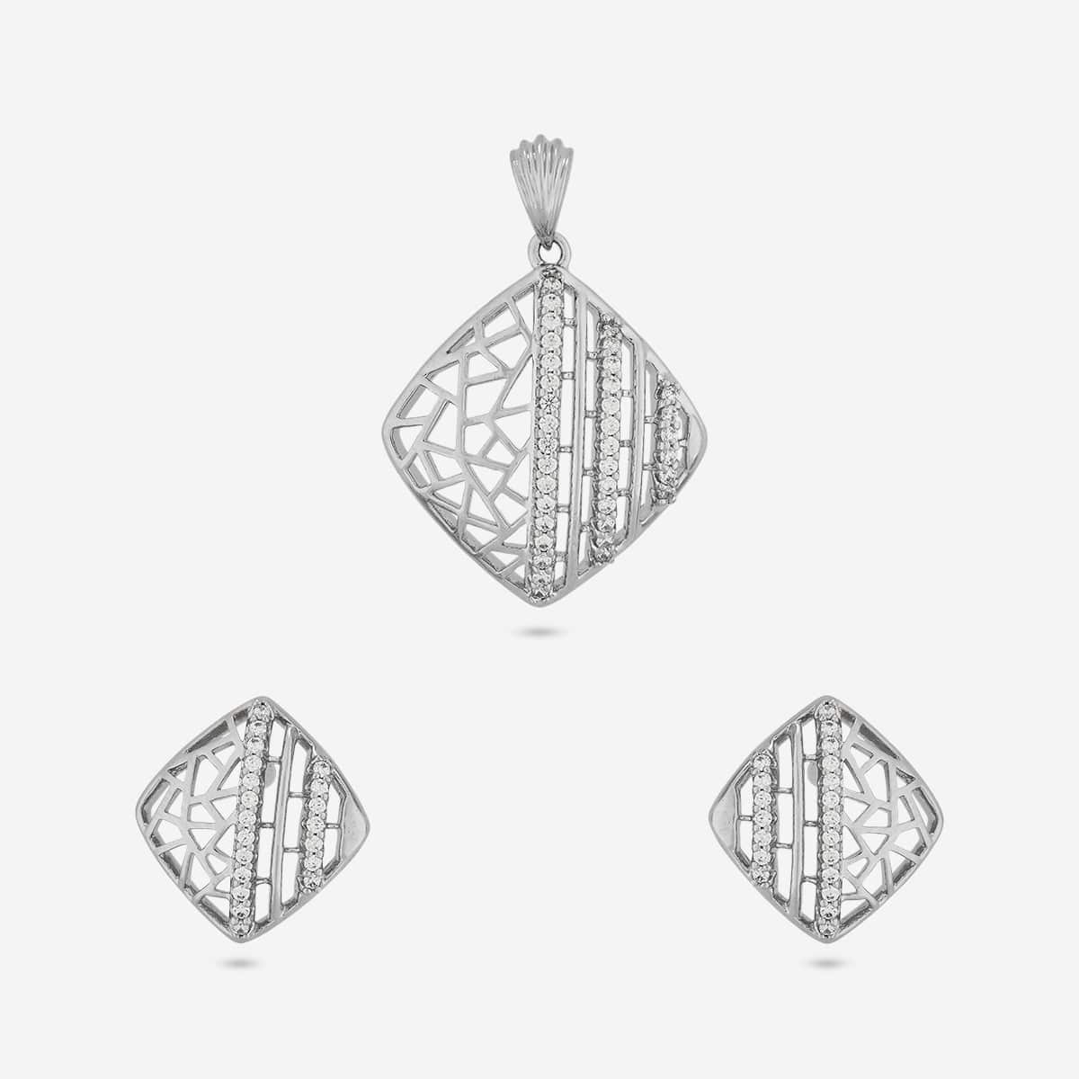 Zircon Pendant Earring 191783 - Image 6