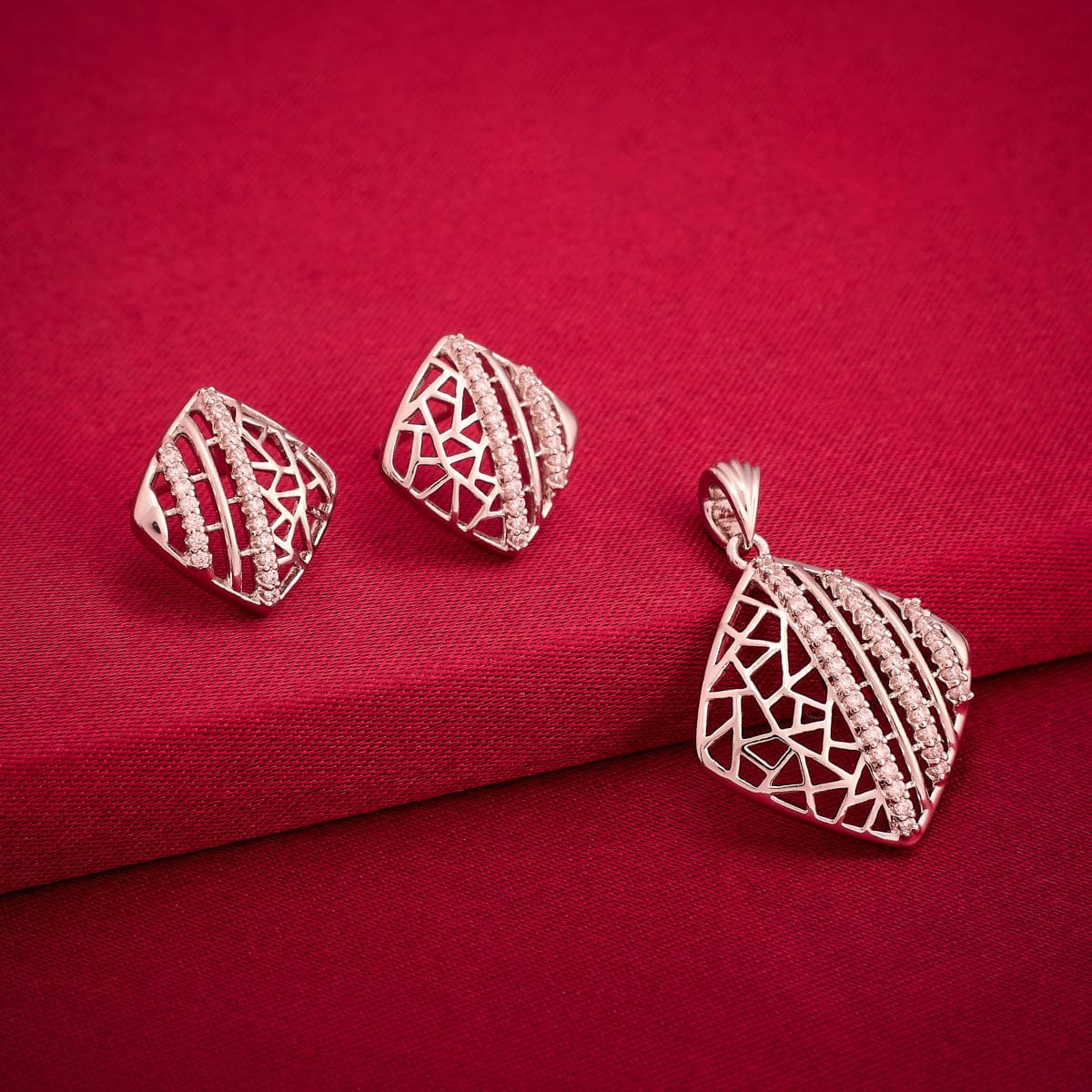 Zircon Pendant Earring 191783 - Image 7