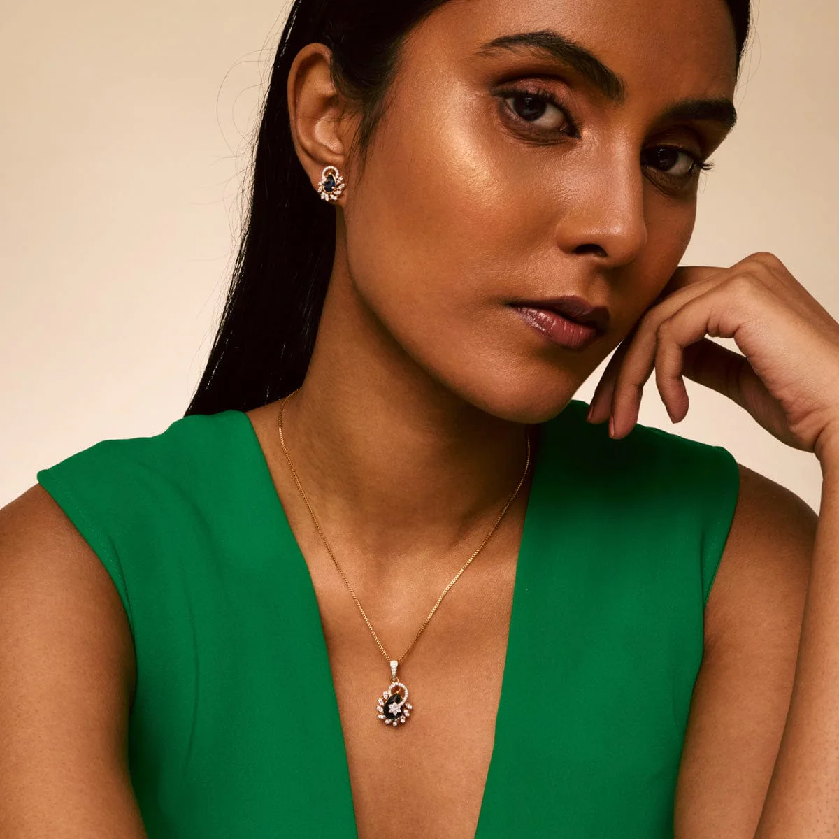 Zircon Pendant Earring 193732 - Image 11