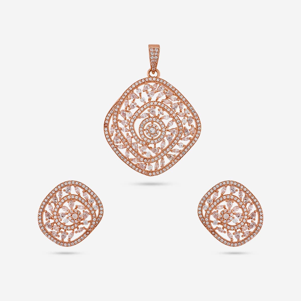 Zircon Pendant Earring 195230 - Image 6