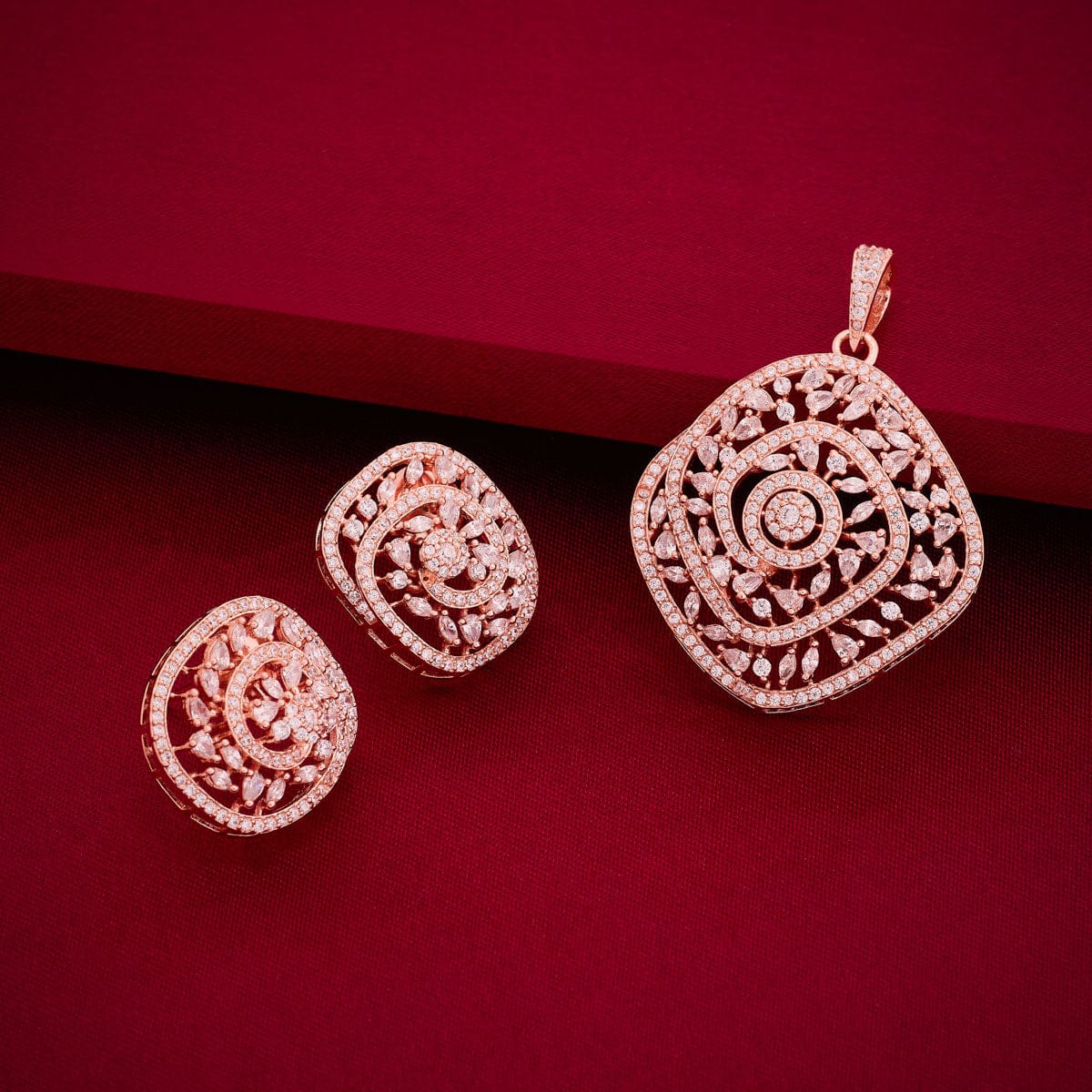 Zircon Pendant Earring 195230 - Image 7