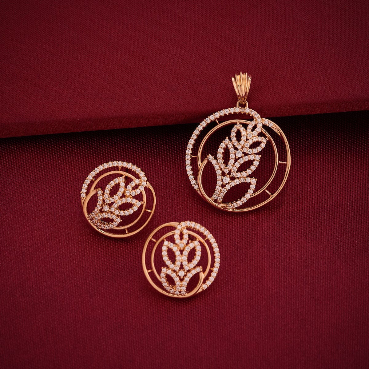Zircon Pendant Earring 196781 - Image 2