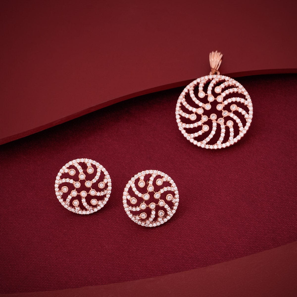 Zircon Pendant Earring 196908 - Image 10