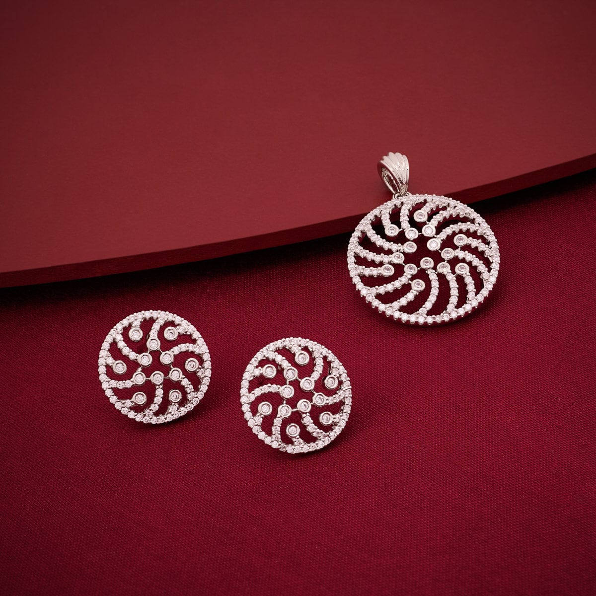 Zircon Pendant Earring 196908 - Image 6