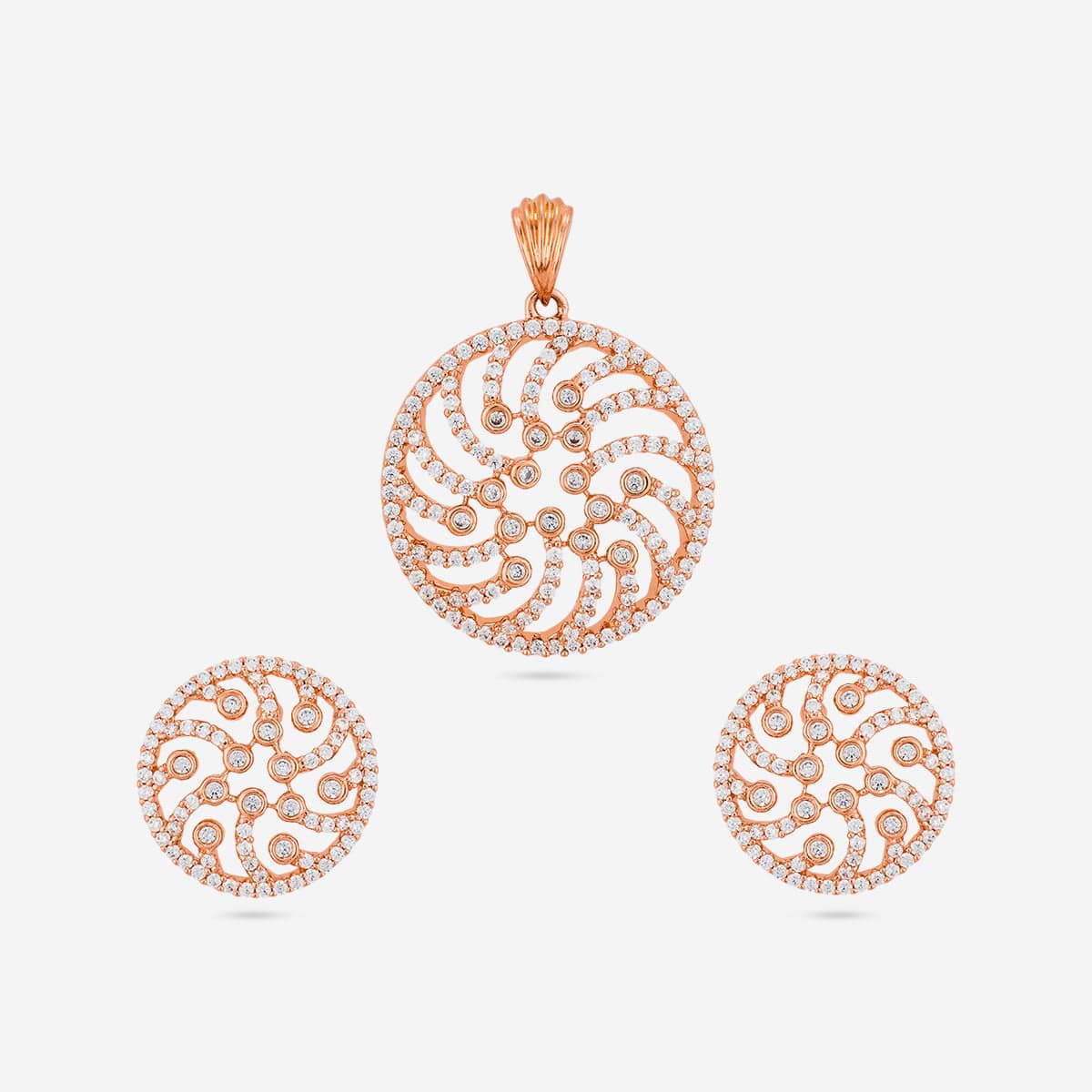 Zircon Pendant Earring 196908 - Image 9