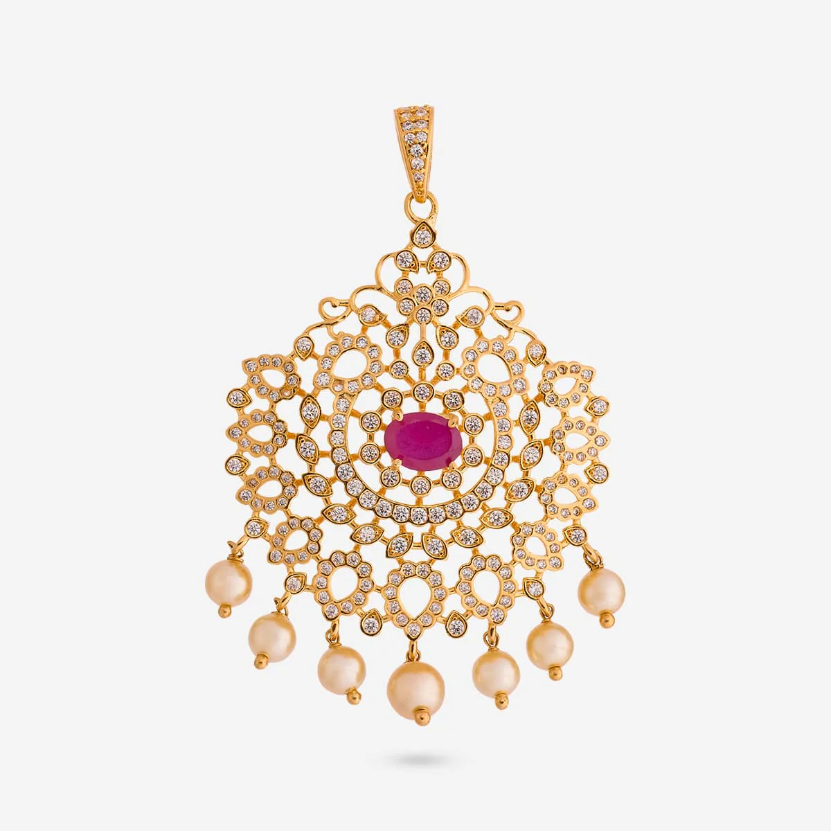 Zircon Pendant Earring 197138 - Image 3