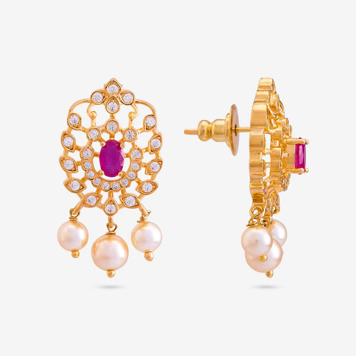 Zircon Pendant Earring 197138 - Image 4