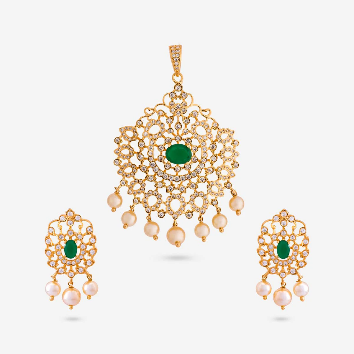 Zircon Pendant Earring 197138 - Image 5