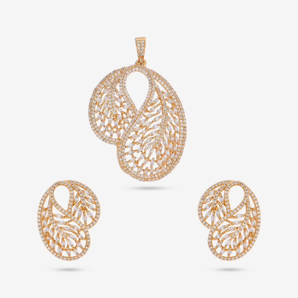 Zircon Pendant Earring 197161 - Image 6