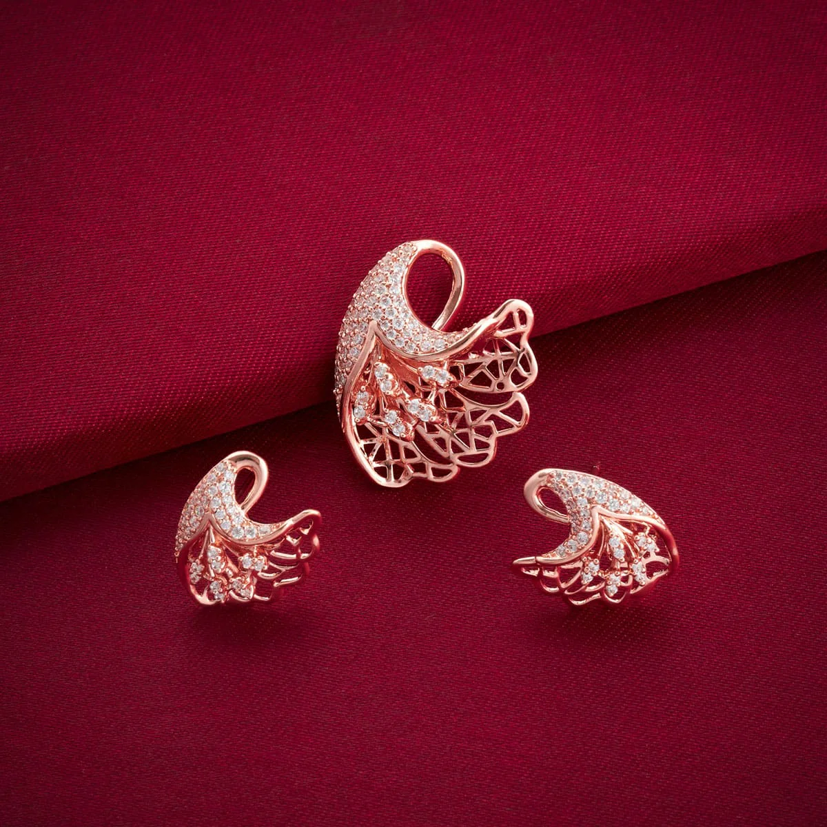 Zircon Pendant Earring 197205 - Image 2