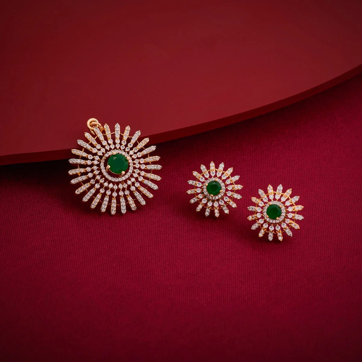 Zircon Pendant Earring 197433 - Image 6