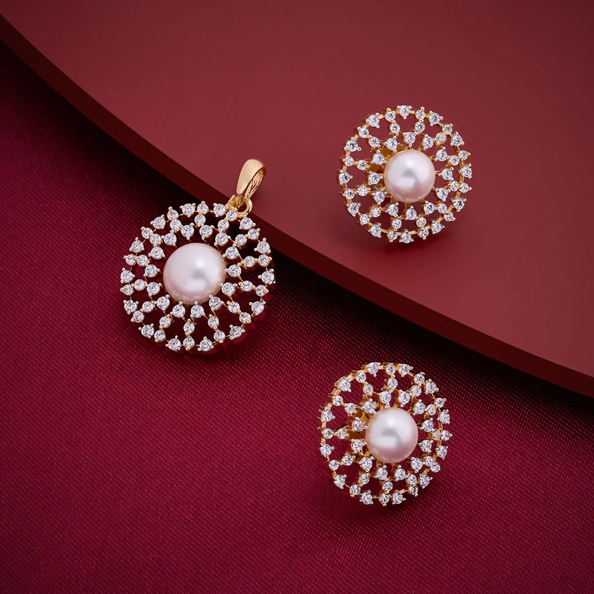 Zircon Pendant Earring 197731 - Image 2