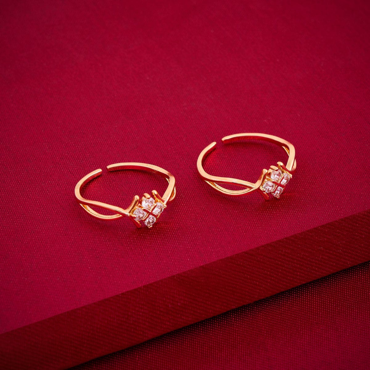 Zircon Toe Ring 187122 - Image 2