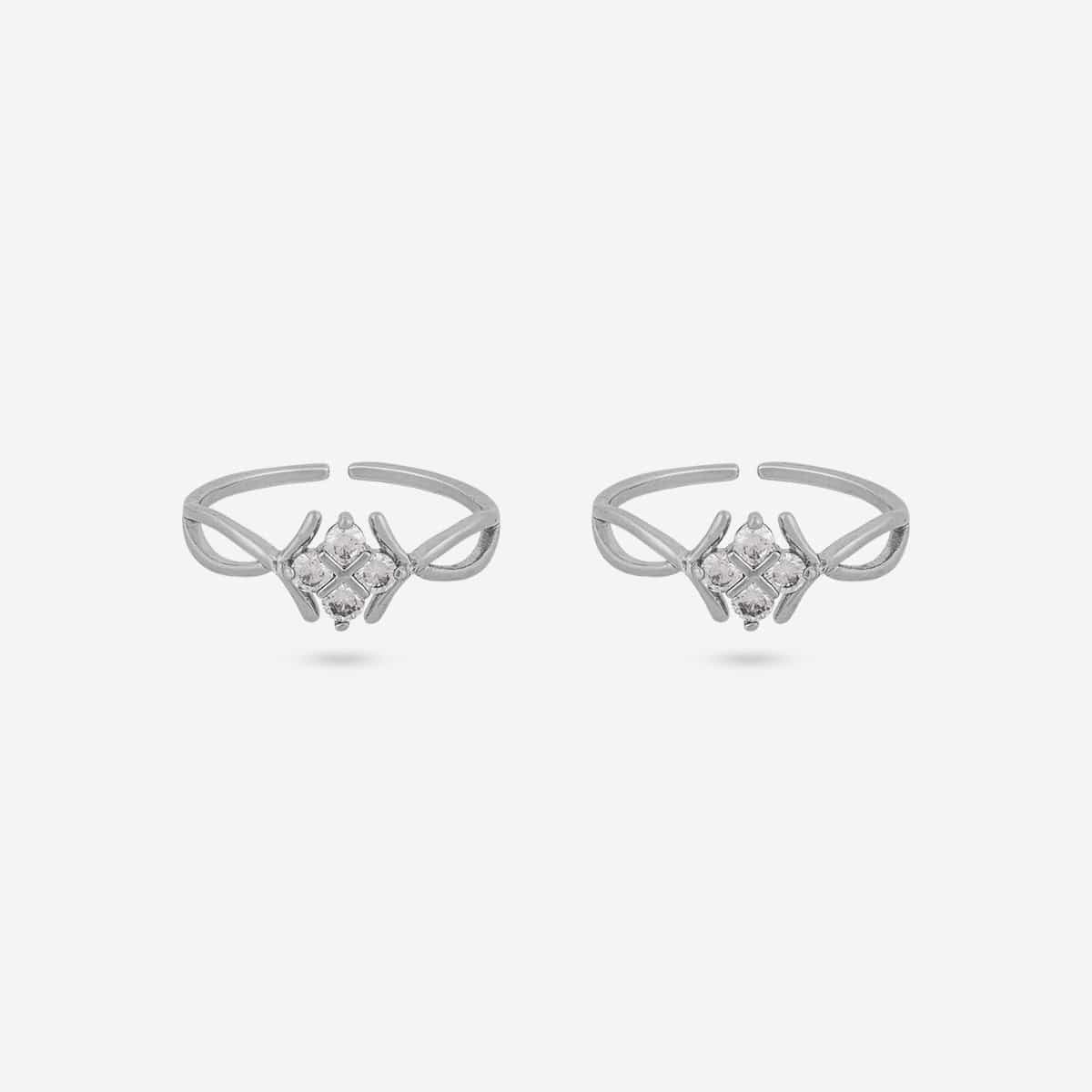 Zircon Toe Ring 187122 - Image 4