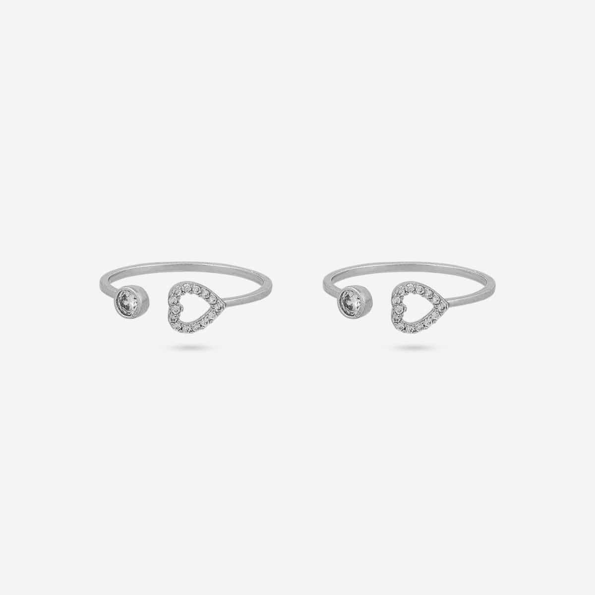 Zircon Toe Ring 187123 - Image 4