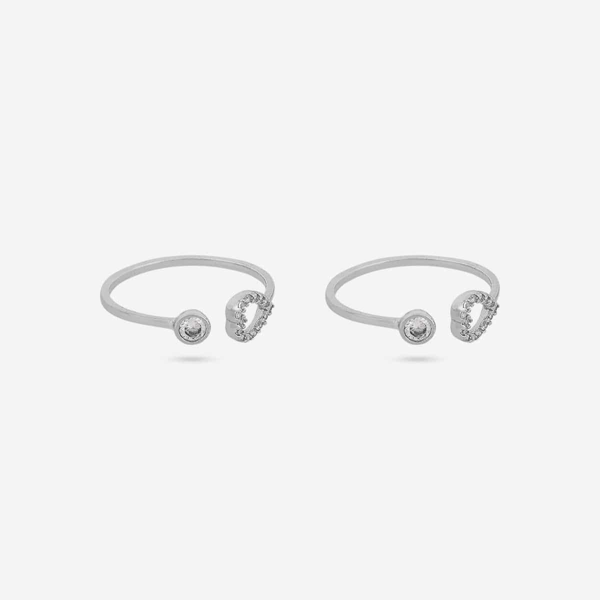 Zircon Toe Ring 187123 - Image 7